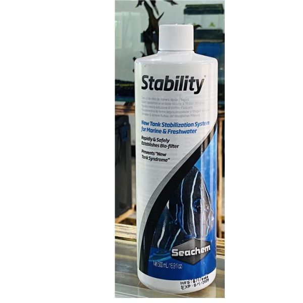 STABILITY 250 ML  SEACHEM ACONDICIONADOR DE BACTERIAS