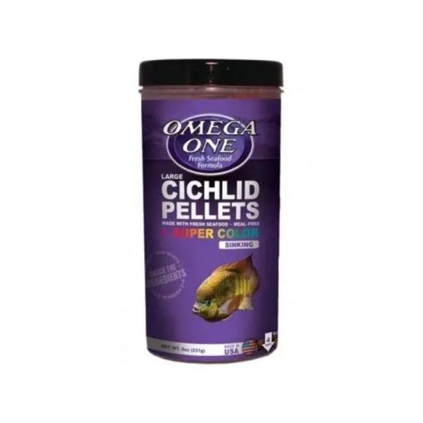 SUPER COLOR LARGE CICHLID PELLETS 255 GR 4MM  PEPA QUE SE HUNDE