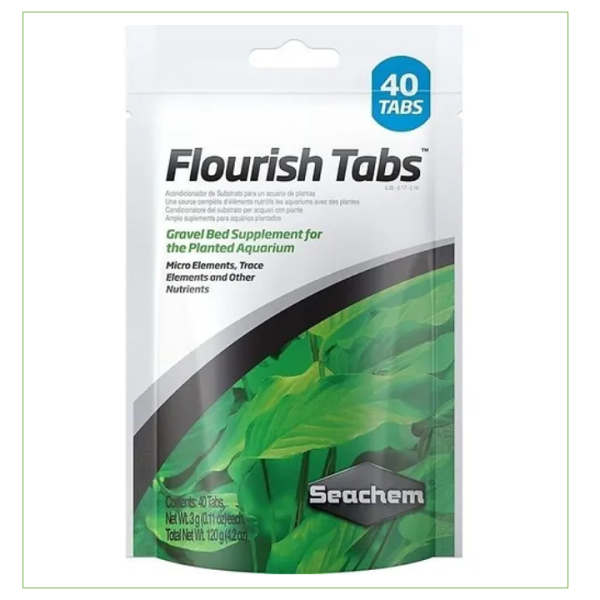 FLOURISH TABS 40 TABLETAS SEACHEM FERTILIZANTE