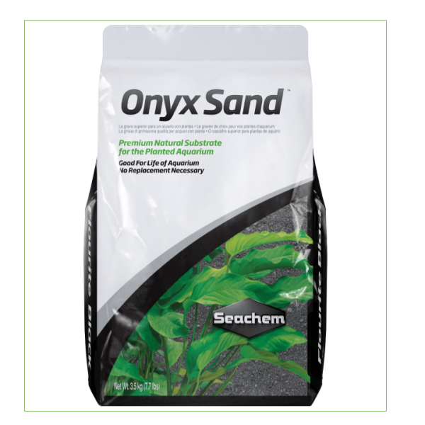 ONYX SAND 3.5 KG SUTRATO SEACHEM GRAVA PARA ACUARIO PLANTADO