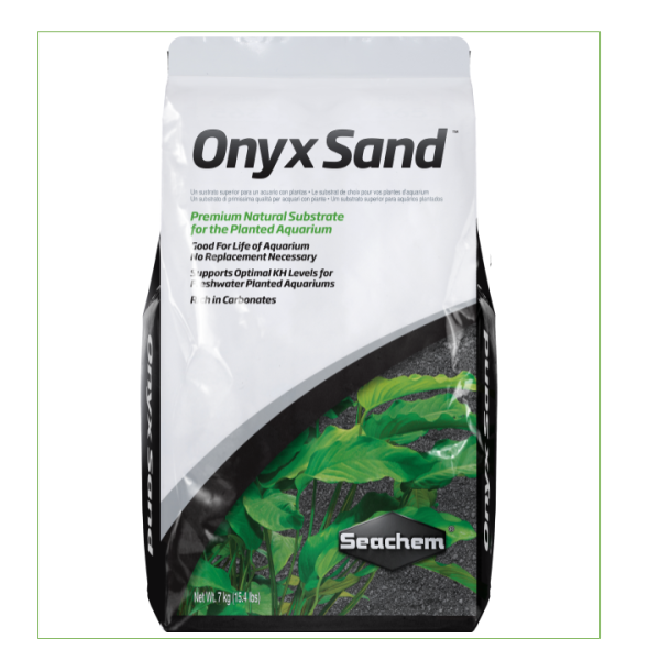 ONYX SAND 7 KG SUTRATO SEACHEM GRAVA PARA ACUARIO PLANTADO
