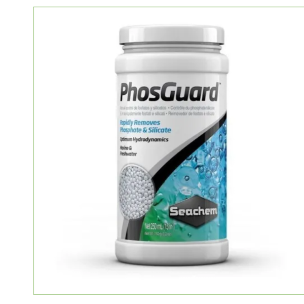 PHOSGUARD 250 ML SEACHEM MATERIAL FILTRANTE CONTROLA FOSFATOS Y SILICATOS