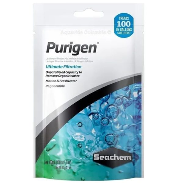 PURIGEN 100 ML SEACHEM MATERIAL FILTRANTE CONTROLA NITRITOS, NITRATOS,AMONIACO