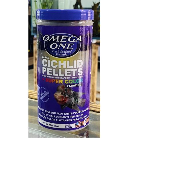 CICHLID LARGE PELLETS 170 GRS -8 mm flotante
