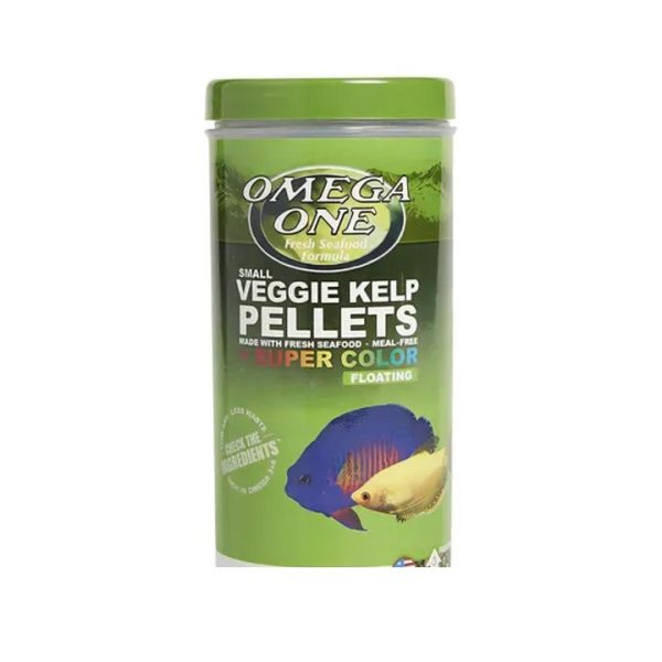 SUPER COLOR VEGGIE KELP PELLETS SMALL FLOTANTE  100 GR 3MM ALIMENTO PARA PECES  VEGETALES
