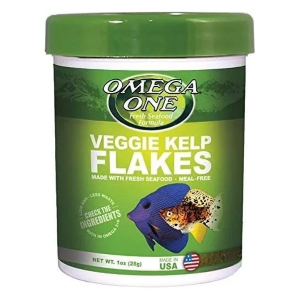 SUPER KELP FLAKES 28 GRS VEGGIE HOJUELAS ALIMENTO PARA PECES VEGETAL
