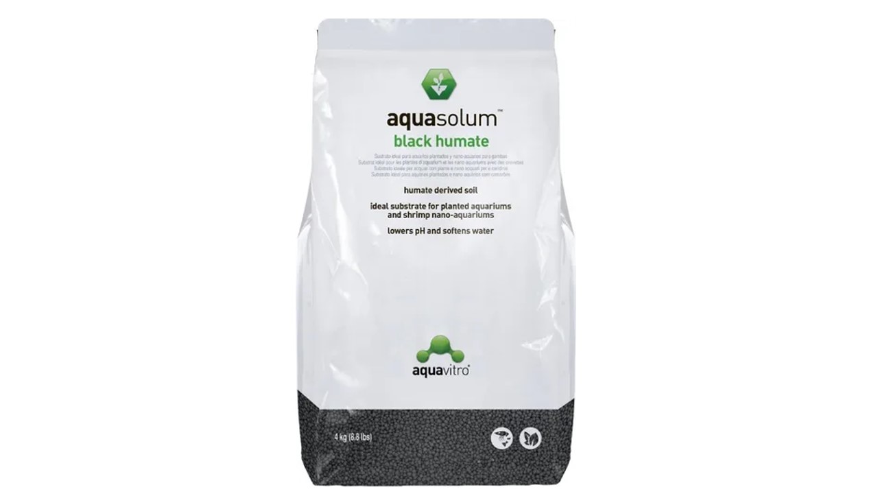 AQUASOLUM BLACK HUMATE 4KG SUSTRATO NUTRITIVO PARA ACUARIOS PLANTADOS Y DE GAMBAS