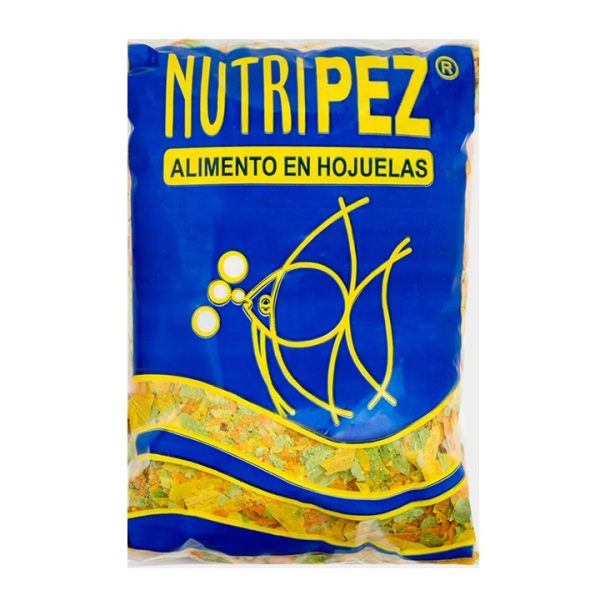 ALIMENTO PARA PECES NUTRIPEZ 500 GRAMOS COMIDA EN HOJUELAS