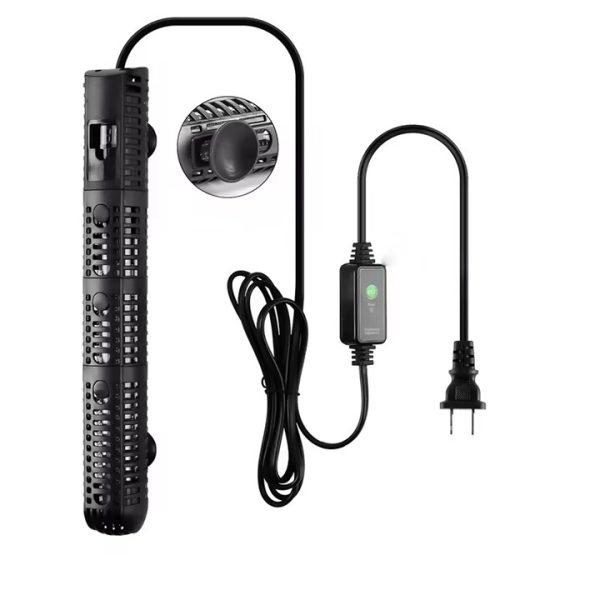 TERMOSTATO  O CALENTADOR DE AGUA DIGITAL 500W CON PROTECTOR  PLASTICO PARA ACUARIOS