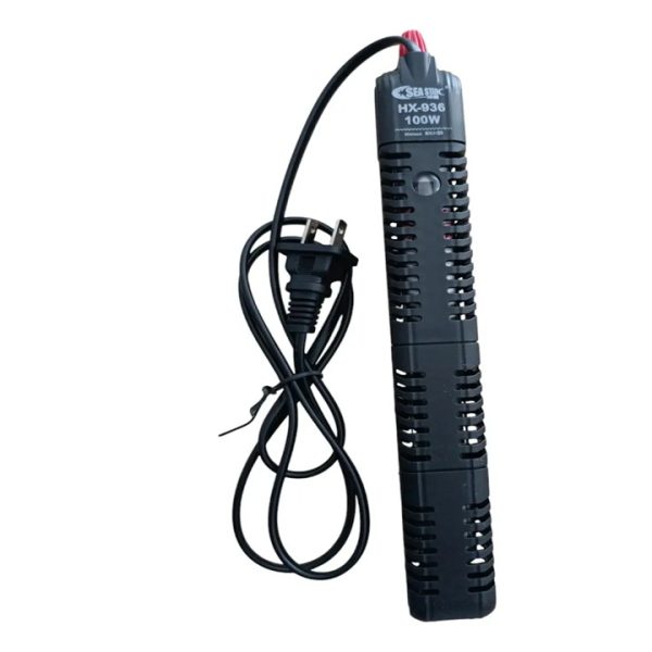 TERMOSTATO  O CALENTADOR DE AGUA DIGITAL 100W CON PROTECTOR  PLASTICO PARA ACUARIOS